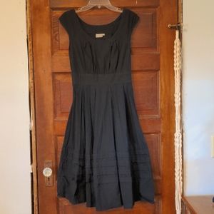 Navy blue cotton dress